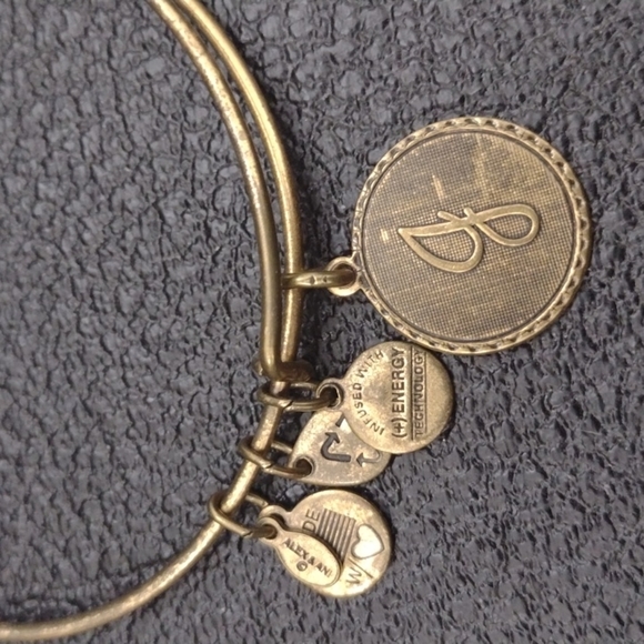 Alex and Ani Jewelry Alex And Ani J Letter Initial Gold Charm